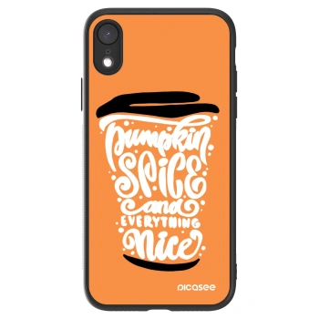 Picasee ULTIMATE CASE za Apple iPhone XR - Pumpkin coffee