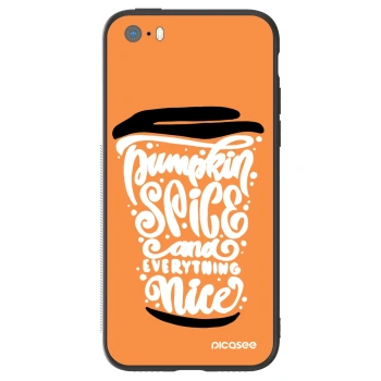 Ovitek za Apple iPhone 5/5S/SE - Pumpkin coffee