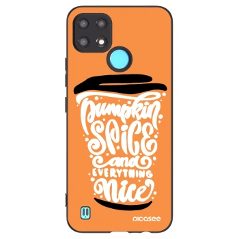 Ovitek za Realme C21 - Pumpkin coffee