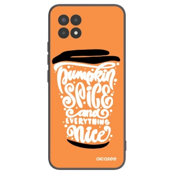 Picasee silikonski črni ovitek za Realme 8i - Pumpkin coffee