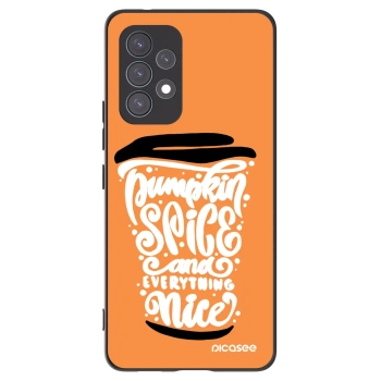Picasee silikonski črni ovitek za Samsung Galaxy A53 5G A536 - Pumpkin coffee