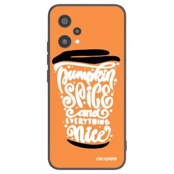 Picasee silikonski črni ovitek za Realme 9 Pro 5G - Pumpkin coffee