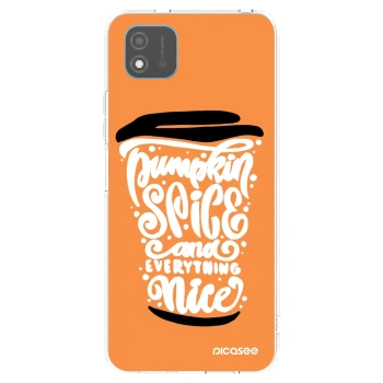 Picasee silikonski prozorni ovitek za Realme C11 (2021) - Pumpkin coffee