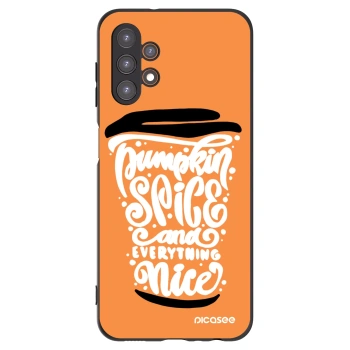 Picasee silikonski črni ovitek za Samsung Galaxy A13 4G A135 - Pumpkin coffee