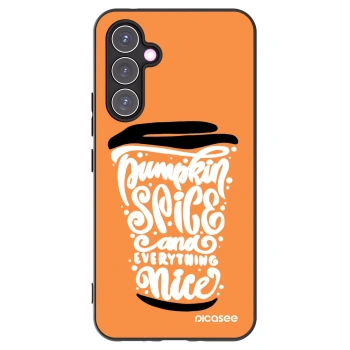 Picasee silikonski črni ovitek za Samsung Galaxy A54 5G A546B - Pumpkin coffee