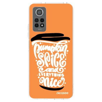 Picasee silikonski prozorni ovitek za Xiaomi Redmi Note 12 Pro 4G - Pumpkin coffee