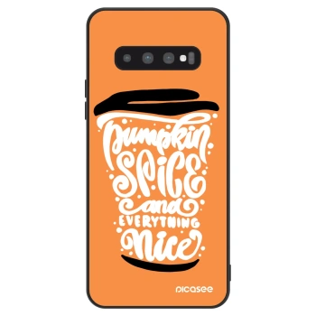 Ovitek za Samsung Galaxy S10 Plus G975 - Pumpkin coffee