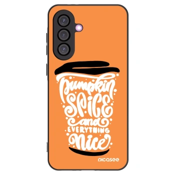 Picasee silikonski črni ovitek za Samsung Galaxy A36 5G - Pumpkin coffee