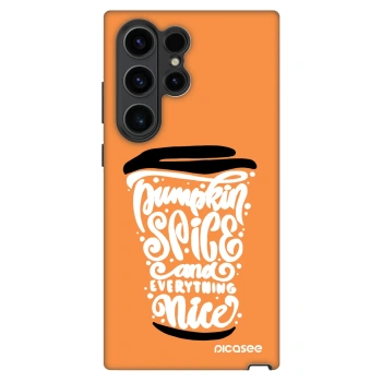 Ovitek za Samsung Galaxy S22 Ultra 5G - Pumpkin coffee
