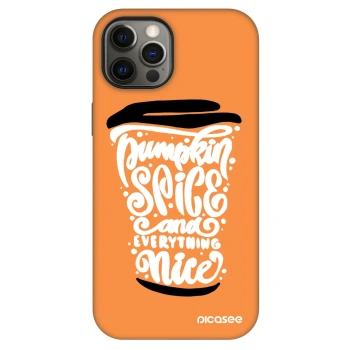 Ovitek za Apple iPhone 12 Pro - Pumpkin coffee