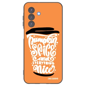 Picasee silikonski črni ovitek za Samsung Galaxy A17 5G - Pumpkin coffee