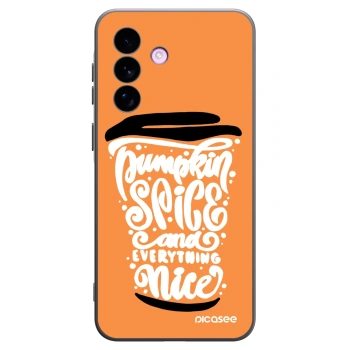 Picasee silikonski črni ovitek za Samsung Galaxy A57 5G - Pumpkin coffee