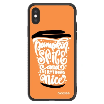 Picasee ULTIMATE CASE za Apple iPhone X/XS - Pumpkin coffee