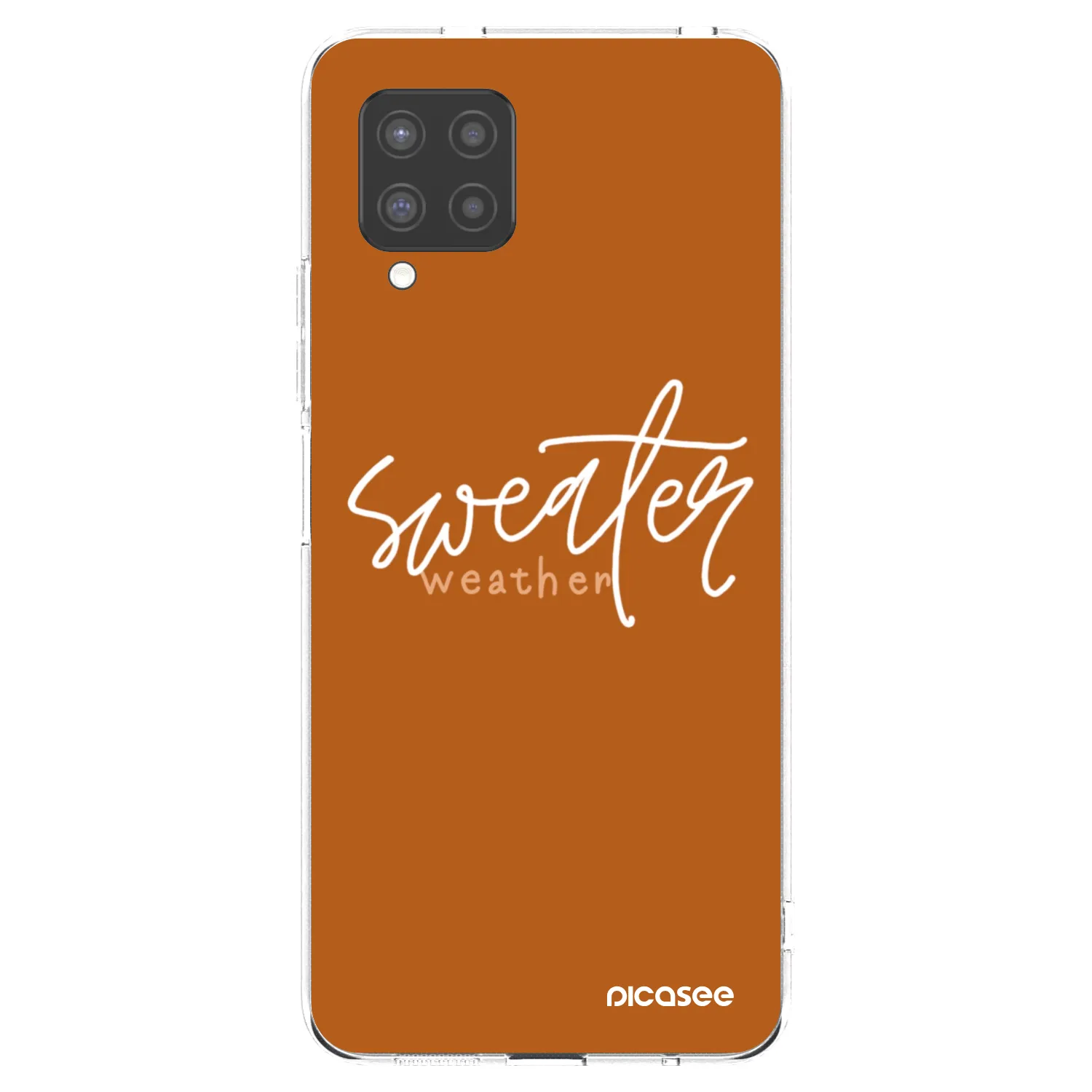 Picasee silikonski prozorni ovitek za Samsung Galaxy A42 A426B - Sweater weather