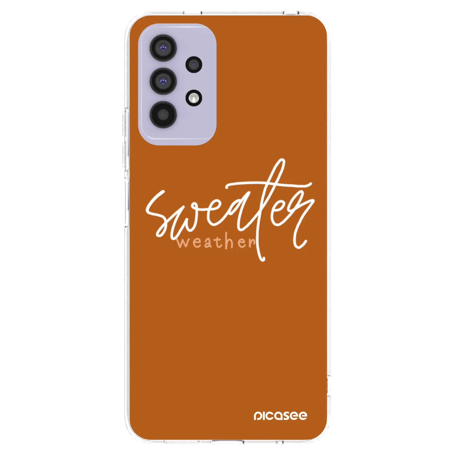 Picasee silikonski prozorni ovitek za Samsung Galaxy A32 4G SM-A325F - Sweater weather
