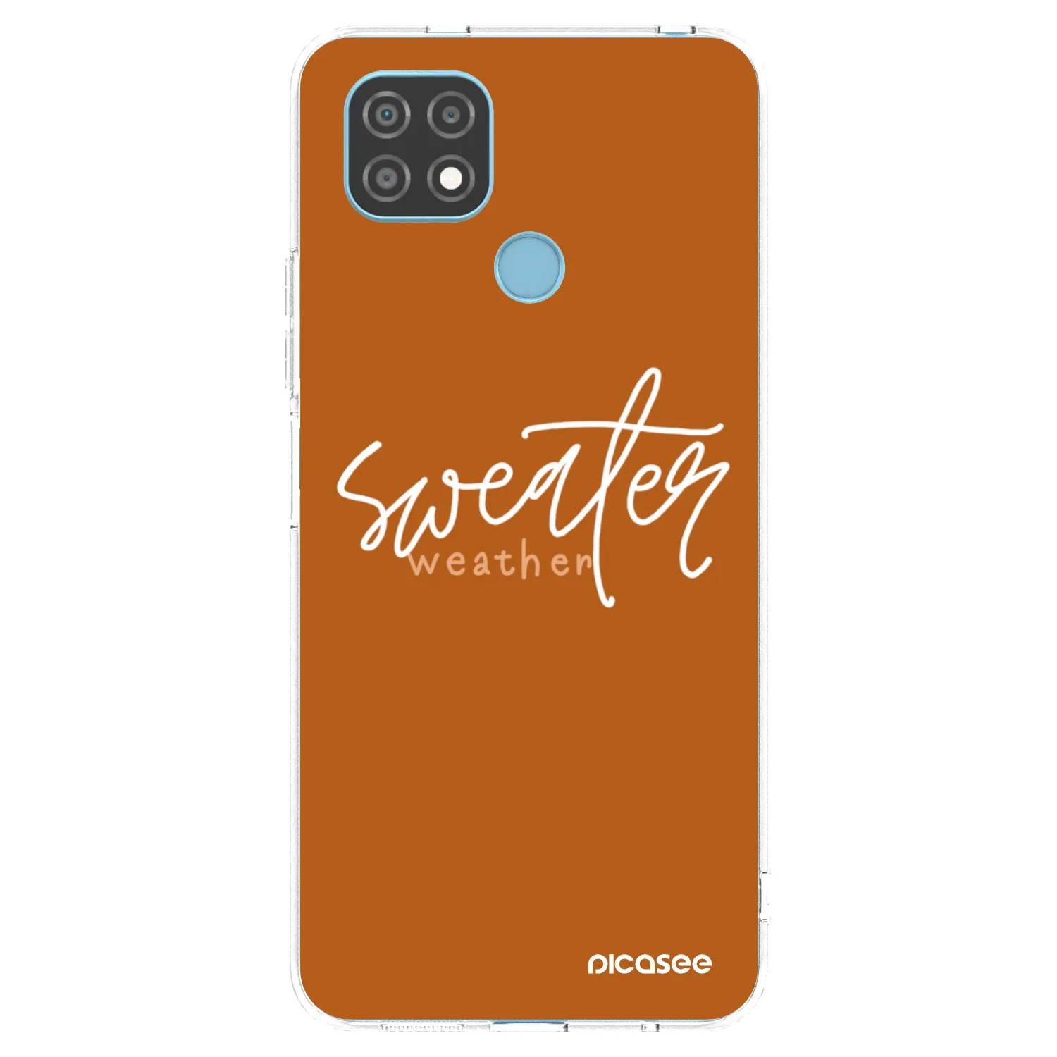 Picasee silikonski prozorni ovitek za Realme C21 - Sweater weather