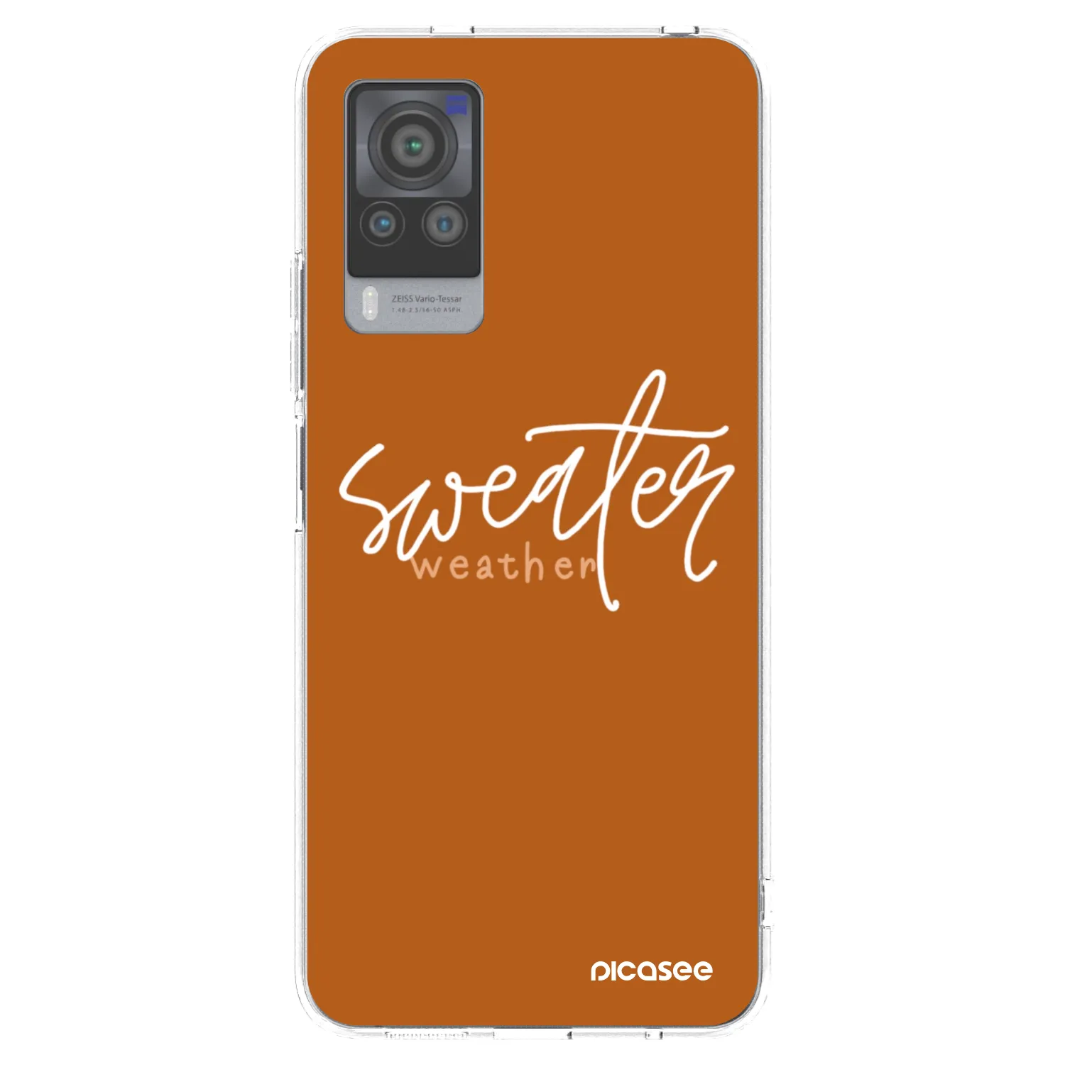 Picasee silikonski prozorni ovitek za Vivo X60 Pro 5G - Sweater weather