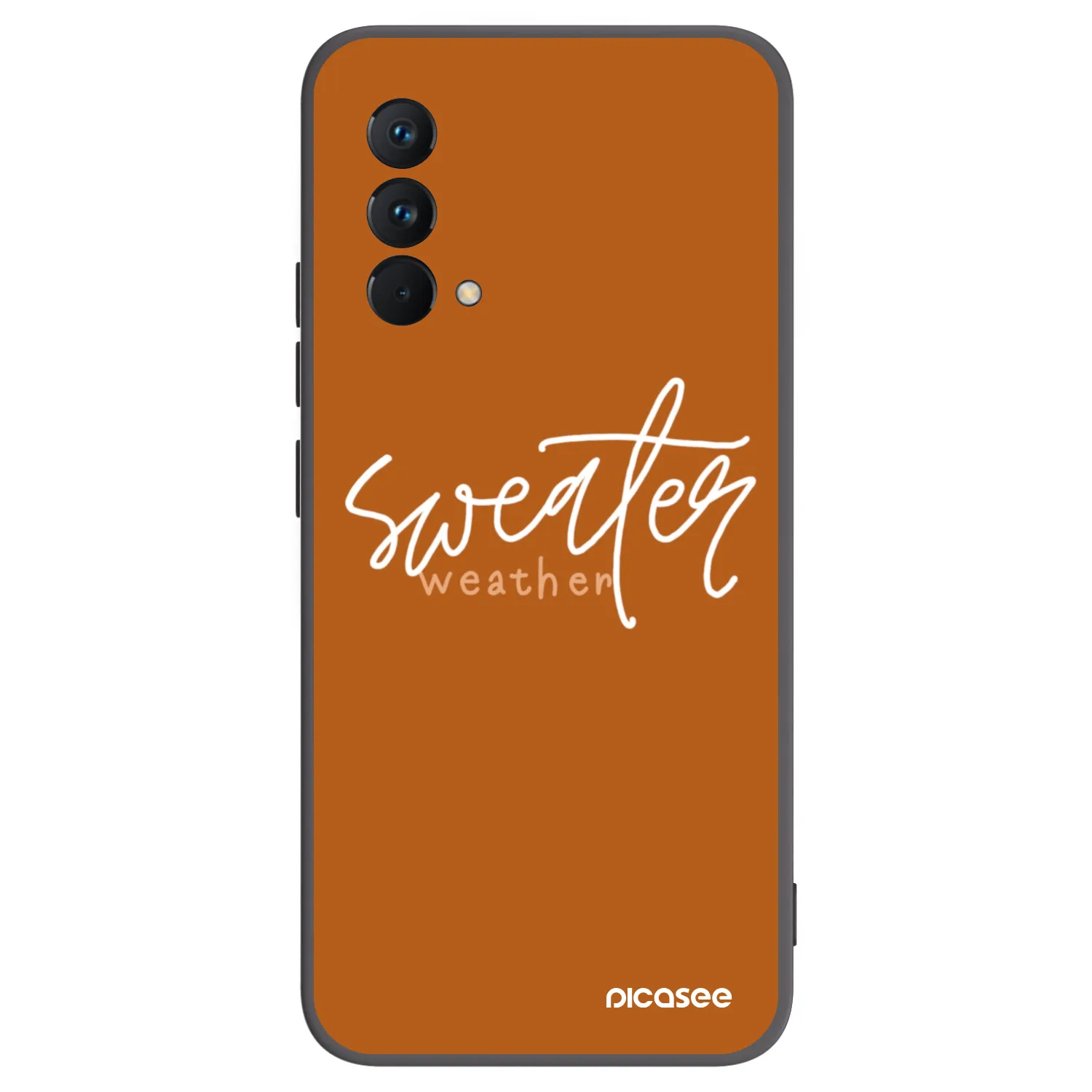Picasee silikonski črni ovitek za Realme GT Master Edition 5G - Sweater weather