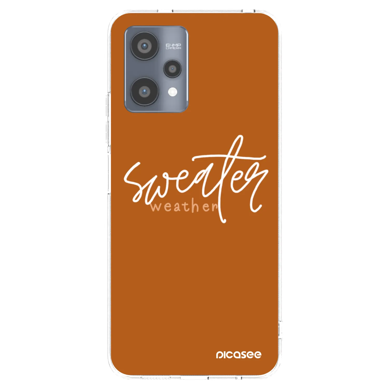 Picasee silikonski prozorni ovitek za Realme 9 Pro 5G - Sweater weather