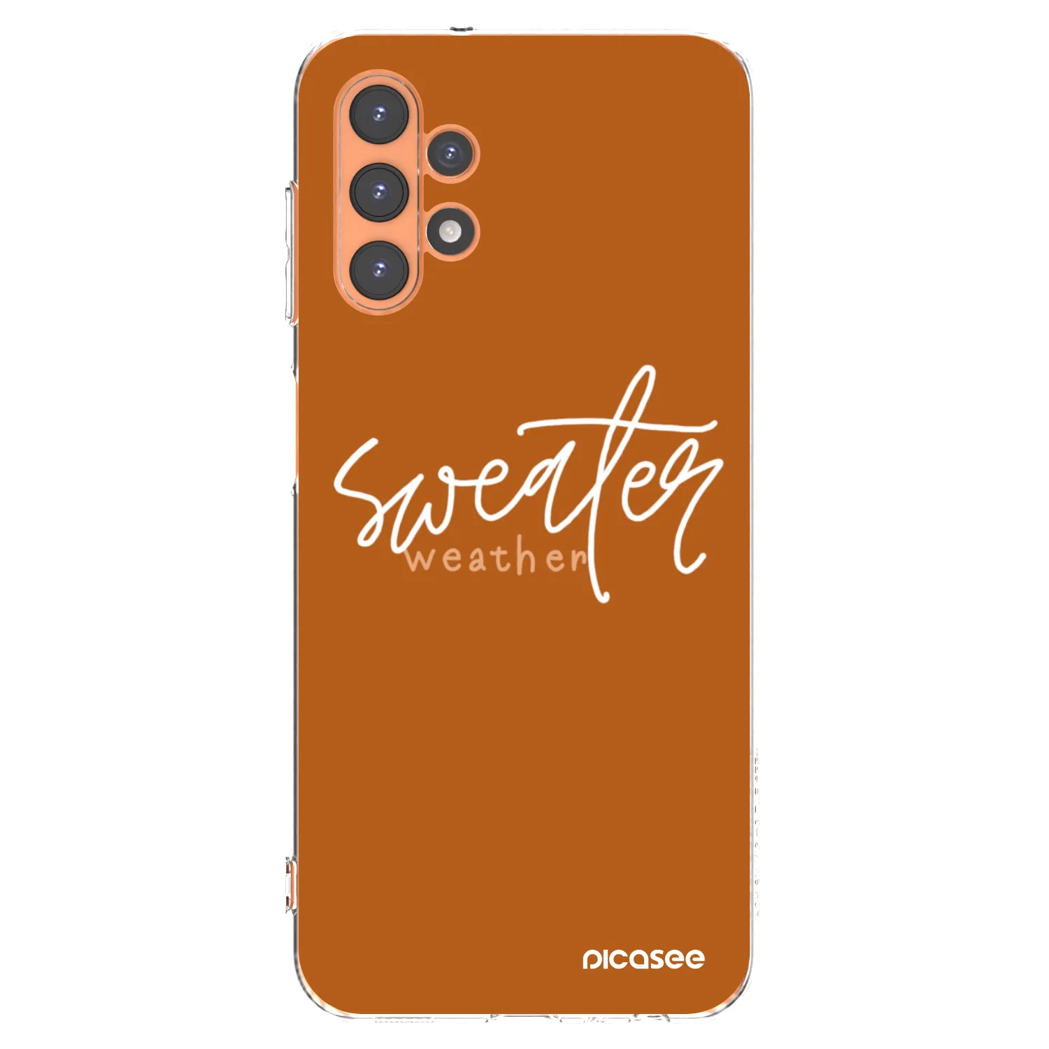 Picasee silikonski prozorni ovitek za Samsung Galaxy A13 4G A135 - Sweater weather