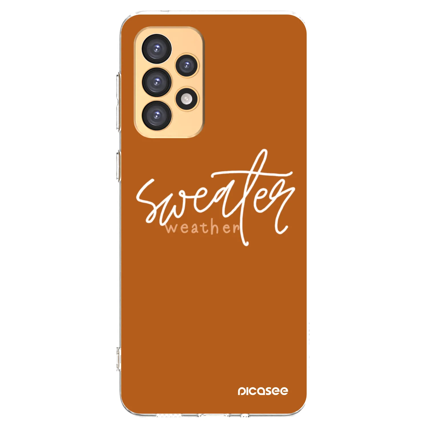 Picasee silikonski prozorni ovitek za Samsung Galaxy A33 5G A336 - Sweater weather