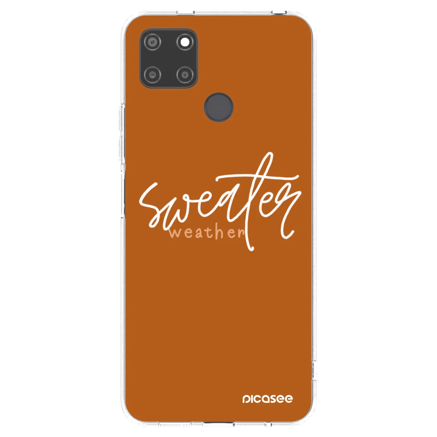 Picasee silikonski prozorni ovitek za Realme C21Y - Sweater weather