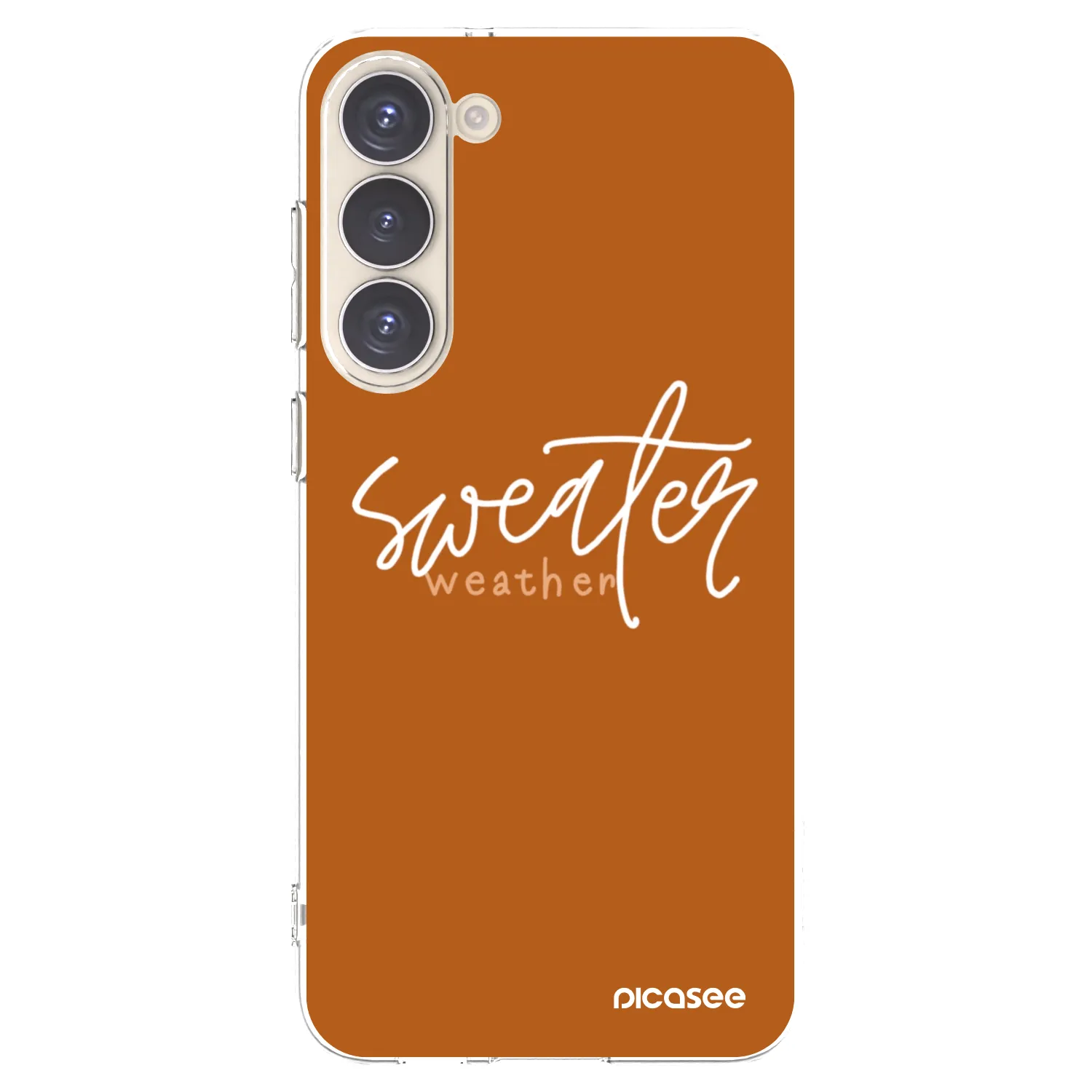 Picasee silikonski prozorni ovitek za Samsung Galaxy S23+ 5G - Sweater weather