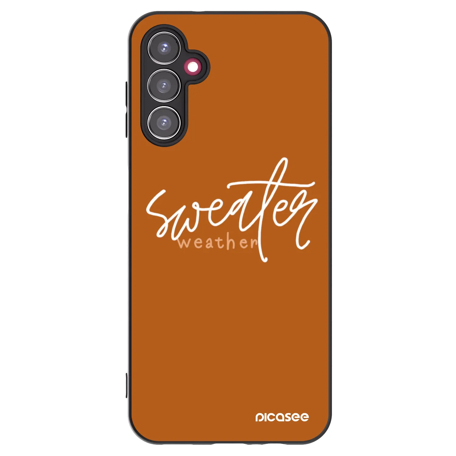 Picasee silikonski črni ovitek za Samsung Galaxy A14 4G A145R - Sweater weather