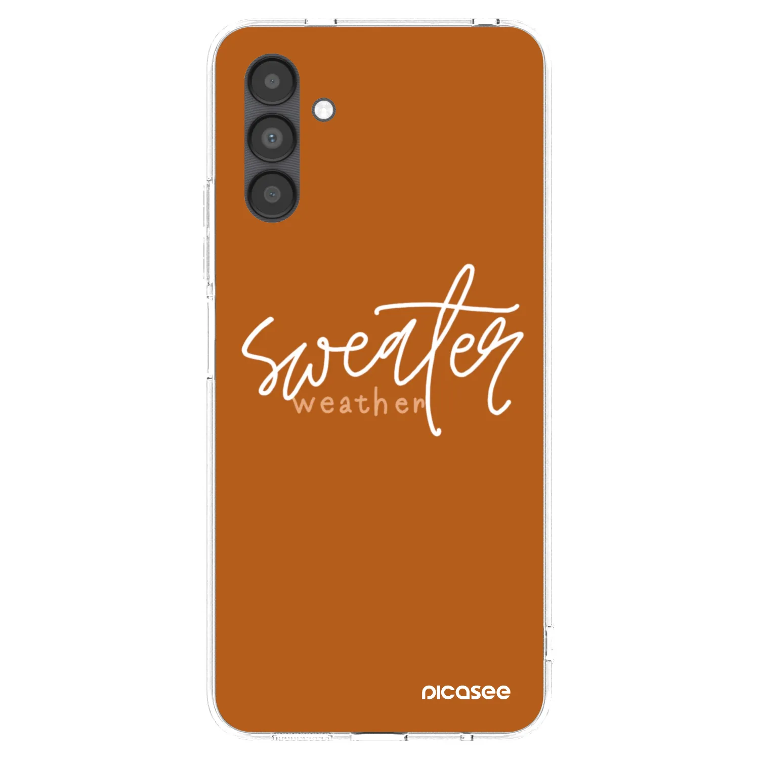 Picasee silikonski prozorni ovitek za Samsung Galaxy A04s A047F - Sweater weather