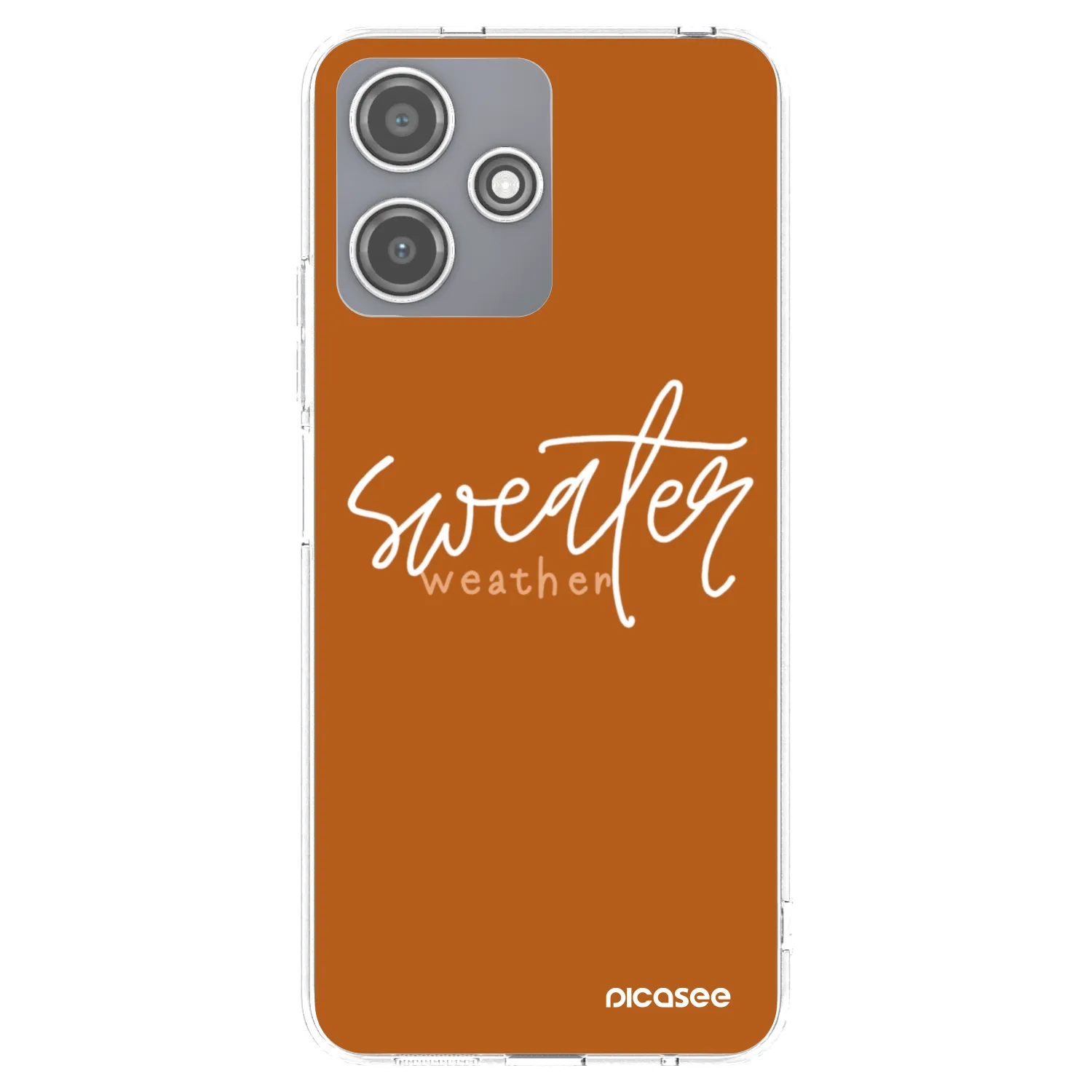 Picasee silikonski prozorni ovitek za Xiaomi Redmi 12 5G - Sweater weather