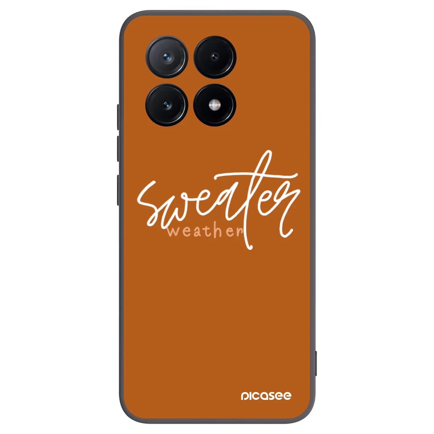 Picasee silikonski črni ovitek za Xiaomi Poco X6 Pro - Sweater weather
