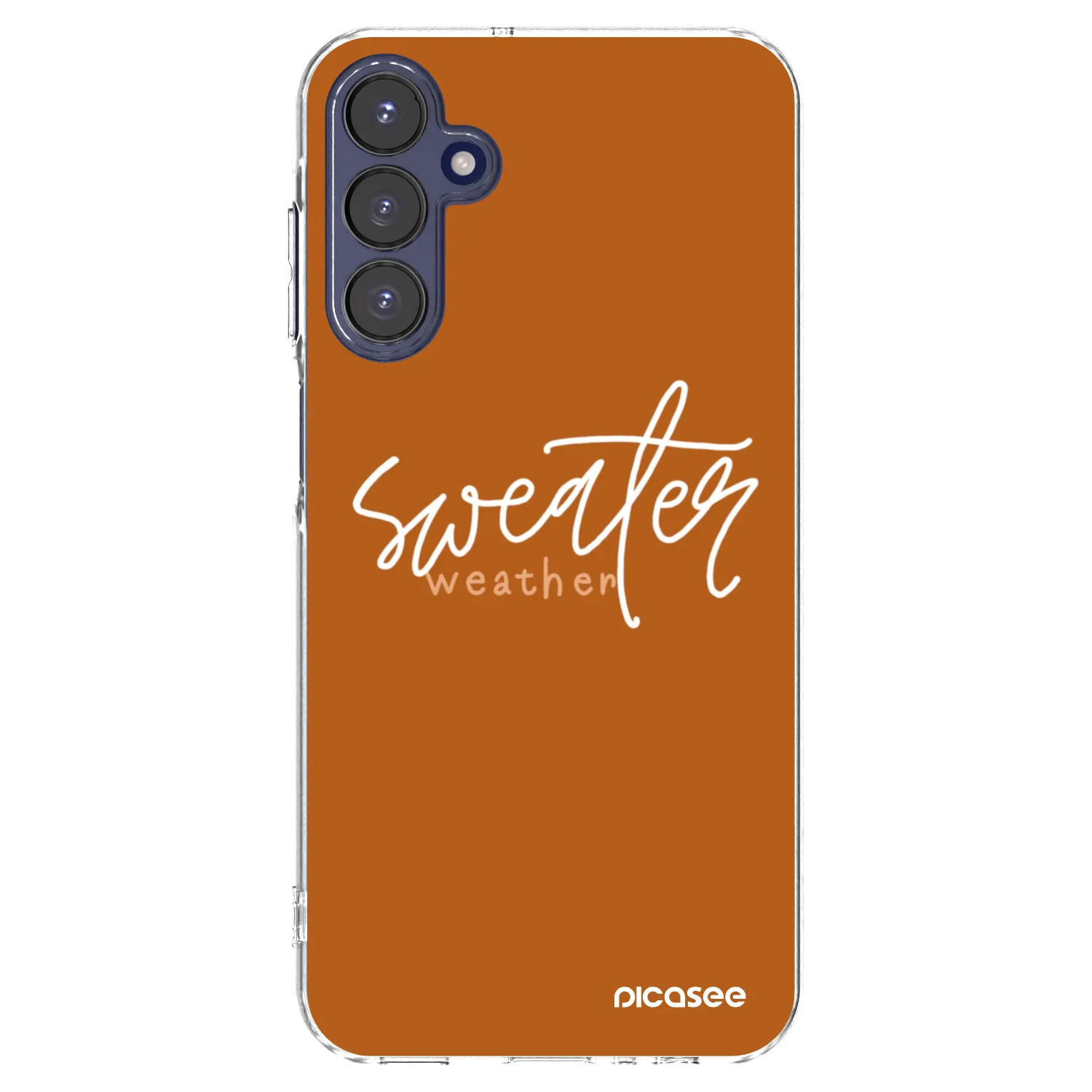 Picasee silikonski prozorni ovitek za Samsung Galaxy A15 A155F 4G - Sweater weather