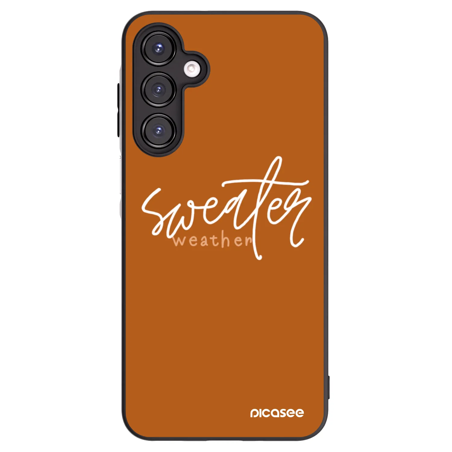 Picasee silikonski črni ovitek za Samsung Galaxy A16 5G - Sweater weather