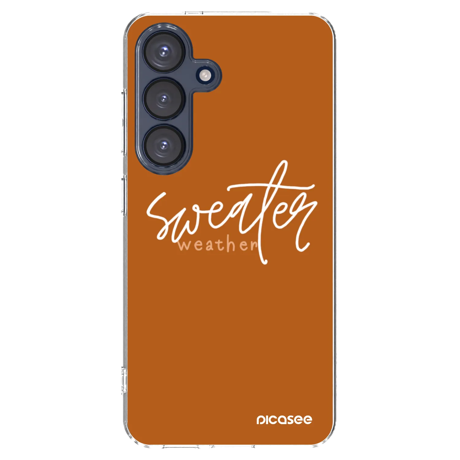 Picasee silikonski prozorni ovitek za Samsung Galaxy S25 5G - Sweater weather