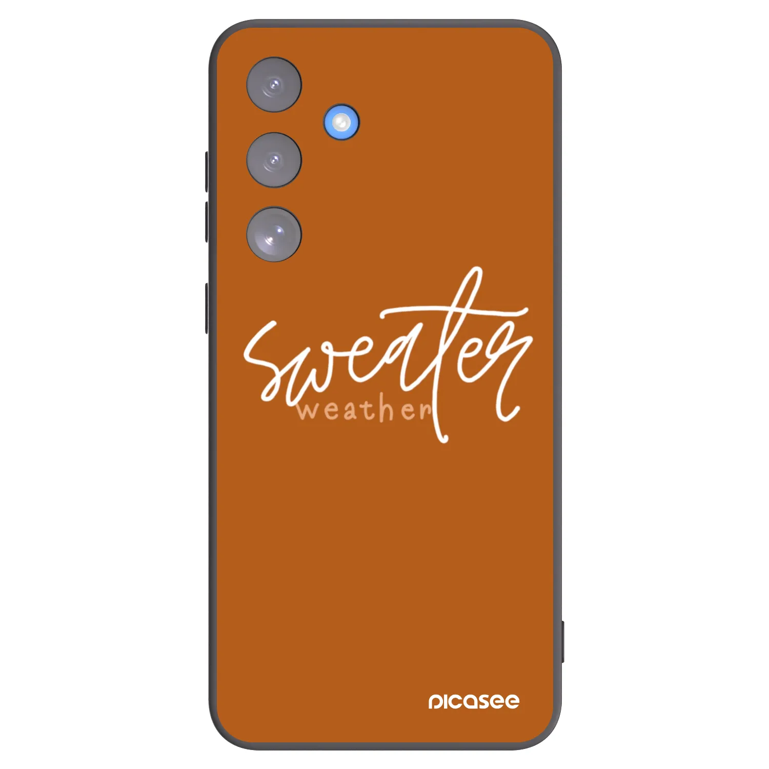 Picasee silikonski črni ovitek za Samsung Galaxy S25 FE 5G - Sweater weather