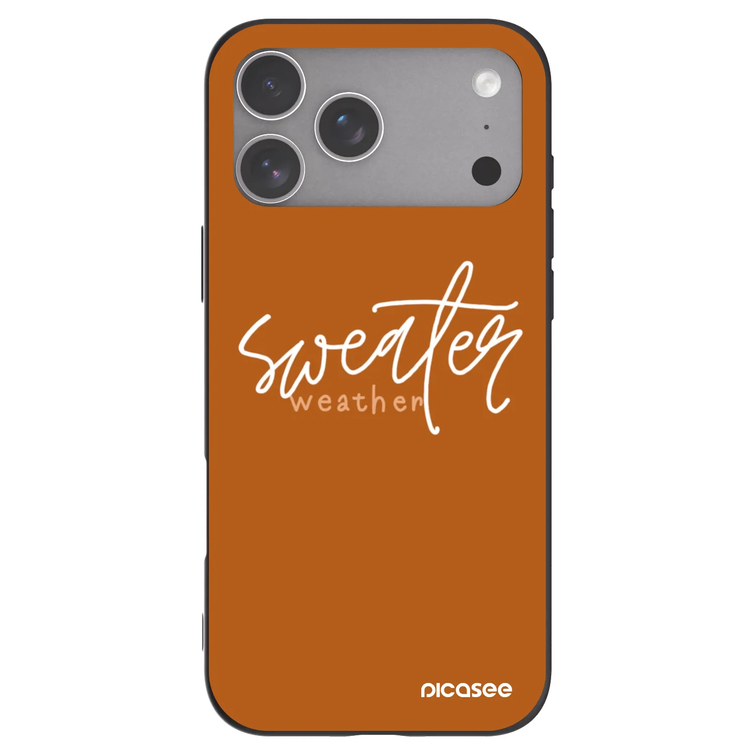 Picasee silikonski črni ovitek za Apple iPhone 18 Pro Max - Sweater weather