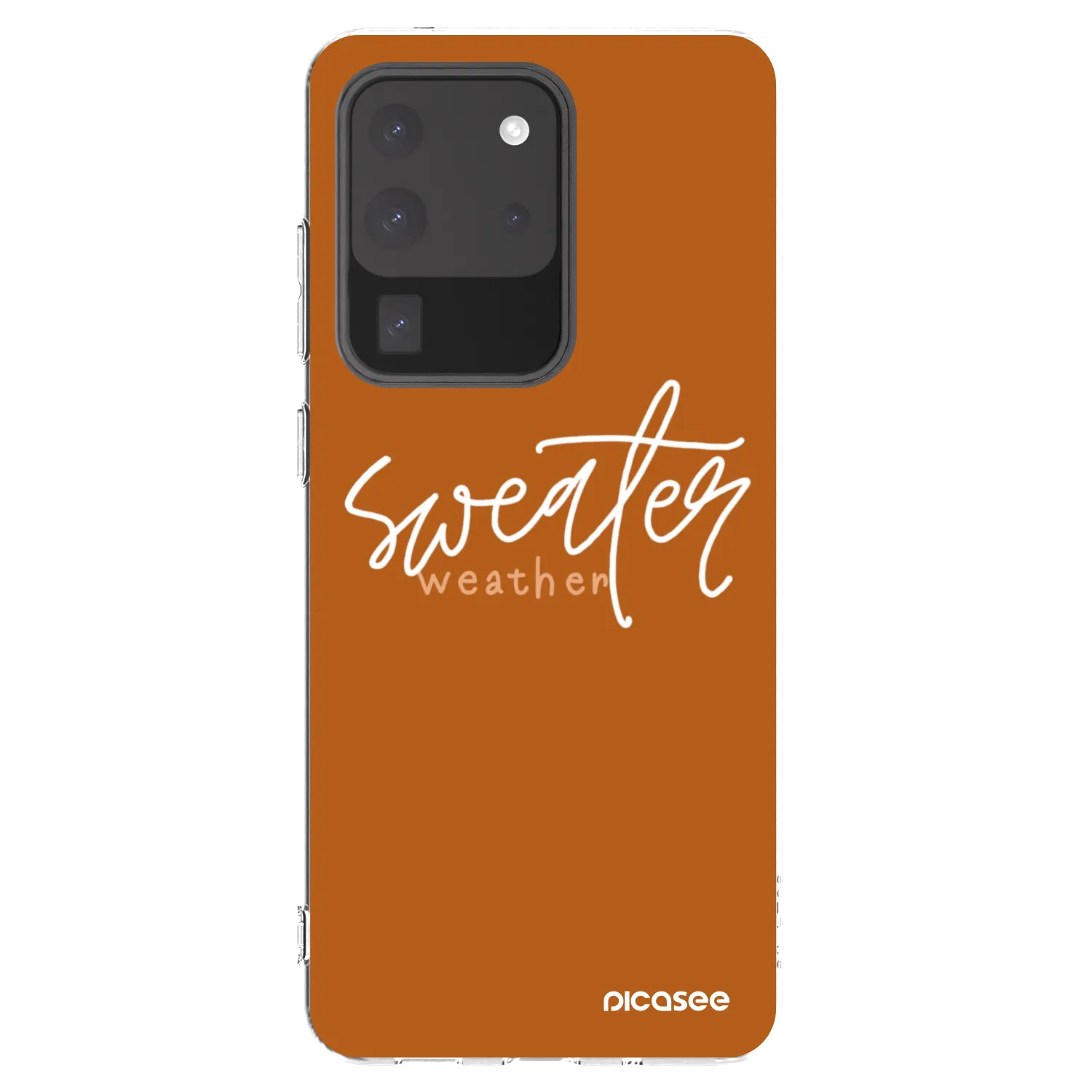 Picasee silikonski prozorni ovitek za Samsung Galaxy S20 Ultra 5G G988F - Sweater weather