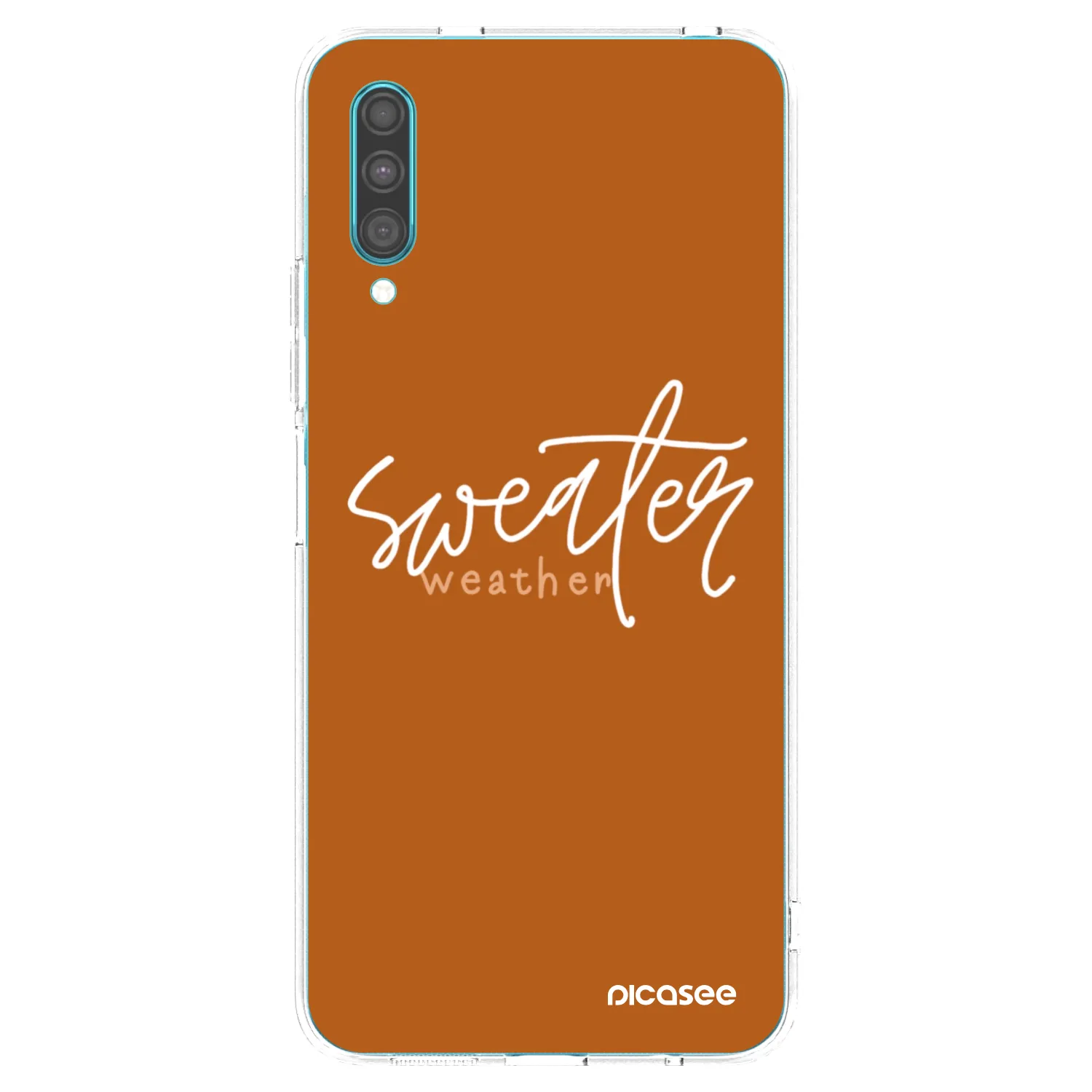 Picasee silikonski prozorni ovitek za Samsung Galaxy A30s A307F - Sweater weather