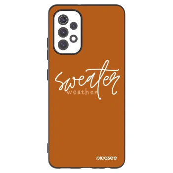 Picasee silikonski črni ovitek za Samsung Galaxy A32 5G A326B - Sweater weather