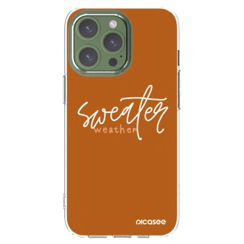 Picasee silikonski prozorni ovitek za Apple iPhone 13 Pro - Sweater weather