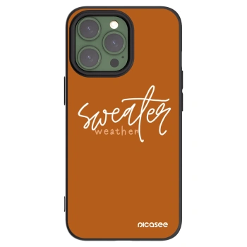 Picasee silikonski črni ovitek za Apple iPhone 13 Pro - Sweater weather