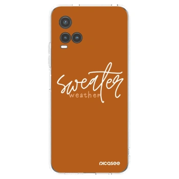 Picasee silikonski prozorni ovitek za Vivo Y33s - Sweater weather