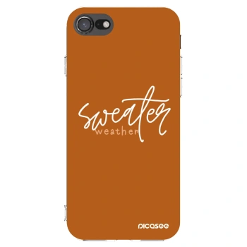 Picasee silikonski prozorni ovitek za Apple iPhone SE 2022 - Sweater weather