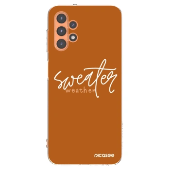 Picasee silikonski prozorni ovitek za Samsung Galaxy A13 4G A135 - Sweater weather