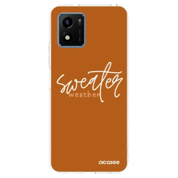 Picasee silikonski prozorni ovitek za Vivo Y01 - Sweater weather