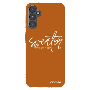 Picasee silikonski prozorni ovitek za Samsung Galaxy A14 4G A145R - Sweater weather