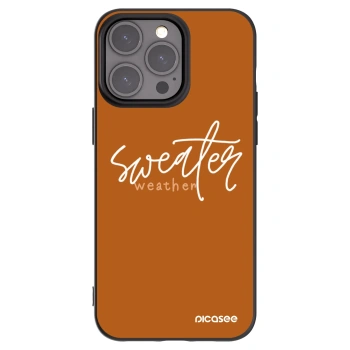 Picasee silikonski črni ovitek za Apple iPhone 15 Pro Max - Sweater weather