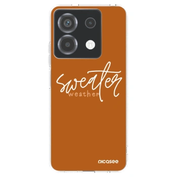 Picasee silikonski prozorni ovitek za Xiaomi Poco X6 - Sweater weather