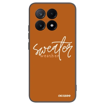 Picasee silikonski črni ovitek za Xiaomi Poco X6 Pro - Sweater weather