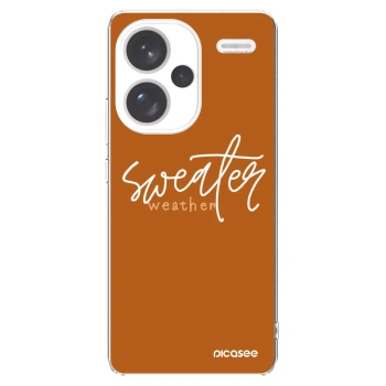 Picasee silikonski prozorni ovitek za Xiaomi Redmi Note 13 Pro+ 5G - Sweater weather